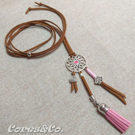 Colar Longo Ajustável Dreamcatcher