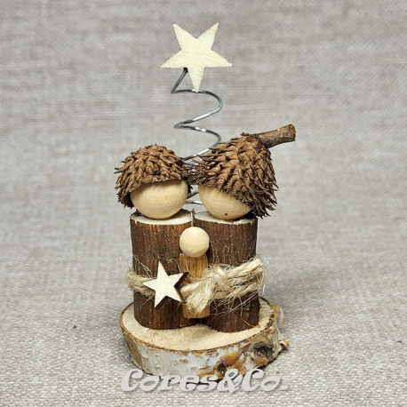 Miniature Handmade Nativity Set 127