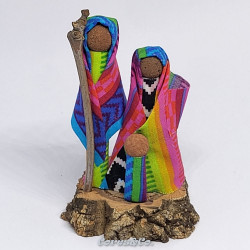 African Fabric Nativity Set 2024/4