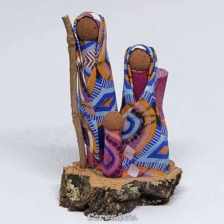 African Fabric Nativity Set 2024/8