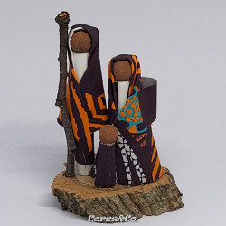 African Fabric Nativity Set 2024/14