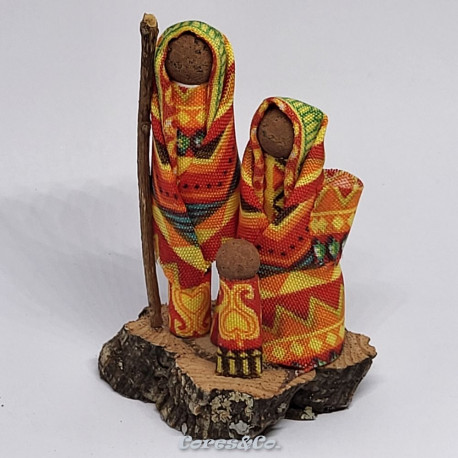 African Fabric Nativity Set 2024/18