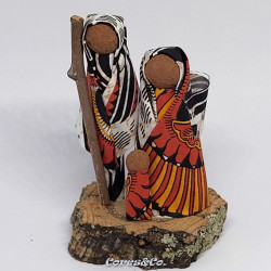 African Fabric Nativity Set 2024/19