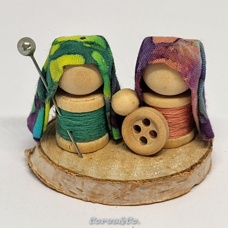 Wooden Spools Nativity Set 2024/2