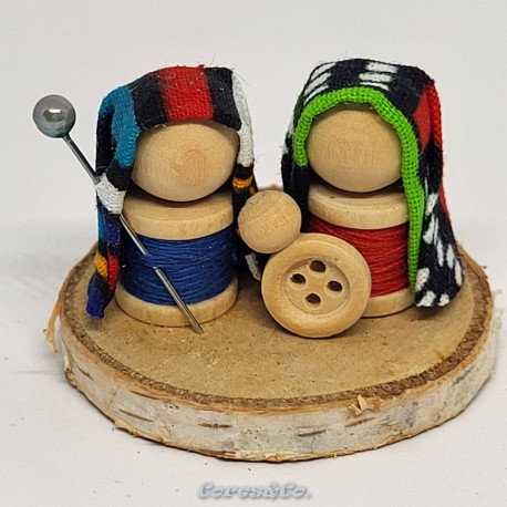 Wooden Spools Nativity Set 2024/3