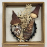 Whelks on Bottle Cap Miniature Nativity Set