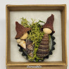 Whelks on Bottle Cap Miniature Nativity Set