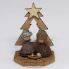 Eucalyptus Miniature Handmade Nativity Scene with Xmas Tree