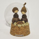 Miniature Handmade Nativity Set in Glass Dome 2024/1