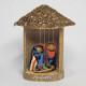 African Fabric Nativity Set in a Hut 2024/1