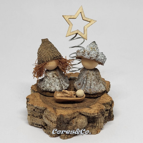 Eucalyptus Miniature Handmade Nativity Set 2024/2