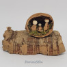 Miniature Handmade Nutshell Nativity Set