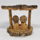 Miniature Handmade Nativity Set w/ Shed