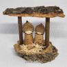 Handmade Nativity Set w/ Shed