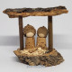 Miniature Handmade Nativity Set w/ Shed