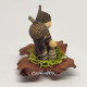 Miniature Handmade Nativity Scene with Cowrie Shells in Persimmon Leaf