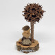 Miniature Handmade Eucalyptus Nativity Scene with Sweetgum